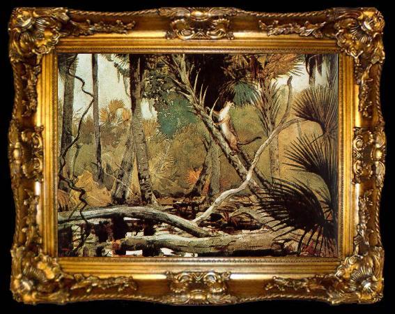 framed  Winslow Homer Florida Jungle, ta009-2